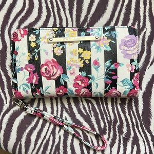 Betsy Johnson floral wallet